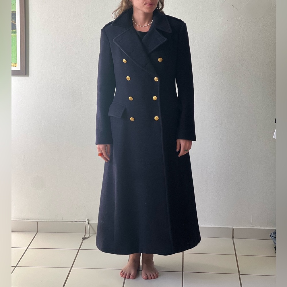 Ralph Lauren Navy Blue Military Coat
